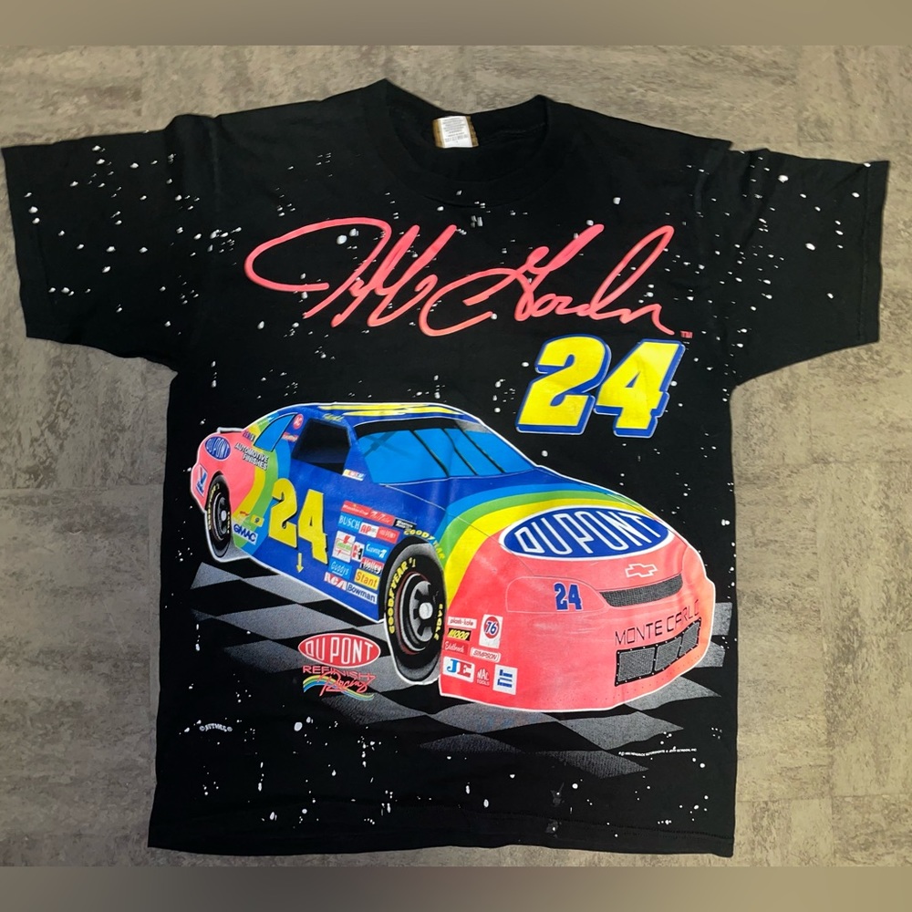 Jeff Gordon Limited Print Vintage Shirt